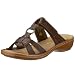 Rieker Regina 60887-27, Damen Clogs & Pantoletten, braun,  (testadimoro 27)