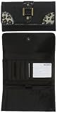 XOXO Wild Thing Tri-Fold Wallet (Black), 77161