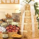 Best Wishes Elegant Gift Tower - Gourmet Food Gift Basket