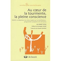 Au coeur de la tourmente, la pleine conscience - MBSR, la r�duction du stress bas�e sur la mindfulness : programme complet en 8 semaines