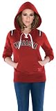 Nebraska Cornhuskers Women's Laced Up Fleece Hooded Sweatshirt - by Alyssa Milano