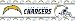 San Diego Chargers Kids Wallpaper Border