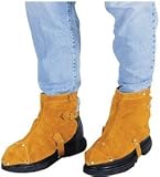 Tillman 526 Leather Spats and Shoe Protector With Leather Straps/Snaps