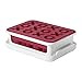 OXO Good Grips Covered Silicone Ice Cube Tray (X's & O's), Rose