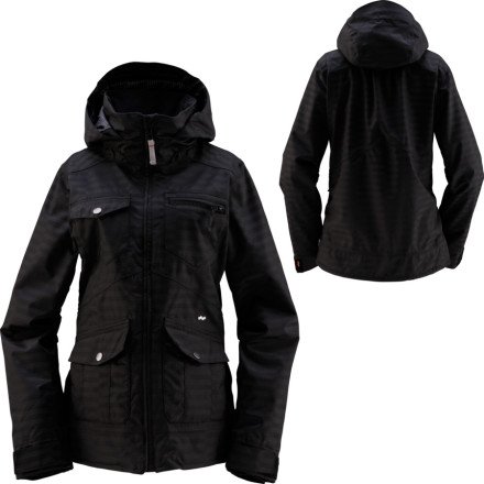  has a snowboarding jacket named after herthe stylish Foursquare Women's 
