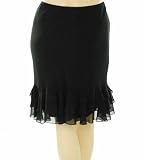 MSK A-Line Skirt with Ruffles