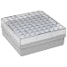 Nalgene 5055-5002 Polycarbonate 0.2mL Microcentrifuge Tube Storage Box, 133mm x 133mm x 52mm, 81 Tubes (Pack of 4)