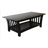 Elite 38-2066-050 Florenzia Coffee Table-Black Lacquer