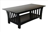 Elite 38-2066-050 Florenzia Coffee Table-Black Lacquer
