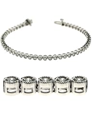 Diamond Millgrain Bracelet