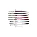 8 Sword Wall Display Stand, Black