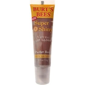 Burt's Bees Lip Gloss, Pucker Berry, .5-Ounce Tubes (Pack of 3)