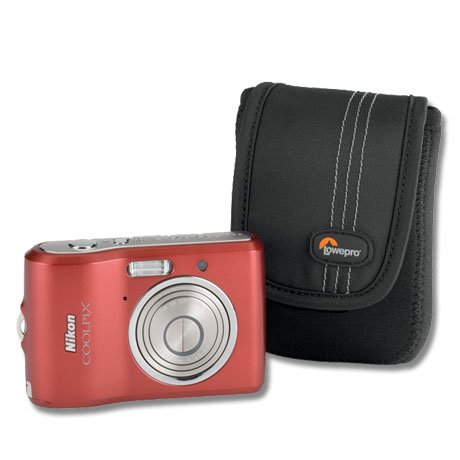 Lowepro Dublin 20 Slim Profile Pouches for Cameras and Compact Video Cameras (Black/Black)