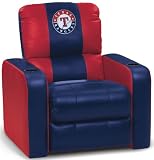 DreamSeat Texas Rangers MLB Leather Recliner