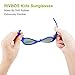 RIVBOS RBK030 Rubber Flexible Kids Polarized Sunglasses Military Glasses Age 3-10