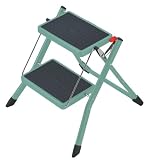 Hailo 4310-701 Mini Lifestyle Scaletta pieghevole, colore: Verde acqua