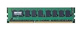 BUFFALO デスクトップ用 増設メモリ PC3-8500 (DDR3-1066) 240Pin ECC対応 4GB D3E1066-4G