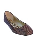 SAM EDELMAN Holly Flat Snake in Brown