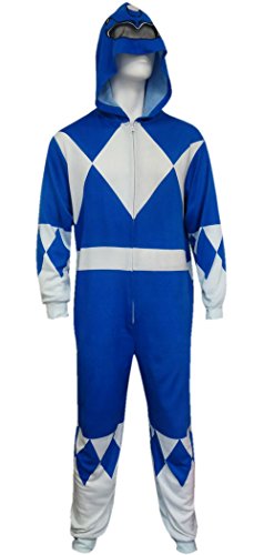 Power Rangers Blue One Piece Hooded Lounger