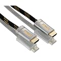 deleyCON Ultra Serie - HDMI Kabel 1.4 High Speed with Ethernet - [5m] - 3D Ready - Audio R�ckkanal [5 meter]