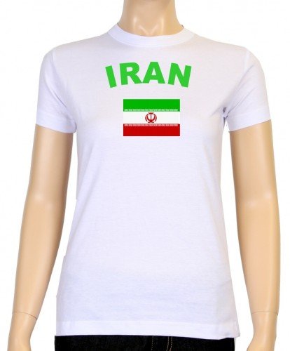 Iran T-Shirt girly weiss, Gr.S