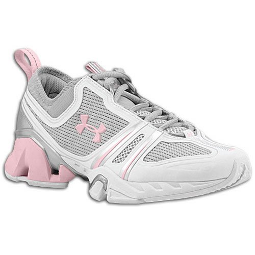 Under Armour Proto Speed Trainer Womens (8 M US, Silver/Pink/White) Under Armour Proto Speed Trainer Womens (8 M US, Silver/Pink/White)
