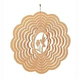 Copper Hummingbird Wind Spinner