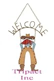 17 Metal Rustic Home Decor Western Cowboy Weclome Sign
