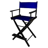Review Yu Shan  / Navy Blue Counter Height Director's Chair