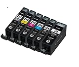 Best buy 6 Pack Canon PGI-225BK/CLI-226BK/CLI-226C/CLI-226M/CLI-226Y/CLI-226GY compatible ink cartridges with chips for Canon Pixma MG6120/MG6220/MG8120/MG8120B/MG8220