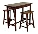 3-pc. Table and Stool Set - Walnut