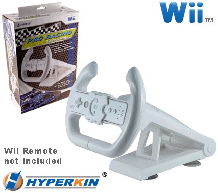 Wii Mult-Axis Pro Racing Wheel with Stand
