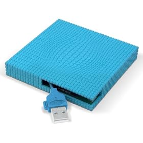 LaCie 60GB Skwarim Hard drive, USB2, 4200RPM, BLUE,designed by karim Rashid, Mac and PC plug and play