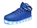 SLEVEL Kid Boy Girl Upgraded USB Charging LED Light Sport Shoes Flashing Sneakers