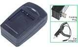 Digital Camera Battery AC/DC Charger for Sony NP-FE1, NP-FR1, NP-FT1, DDNP- ....