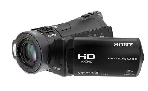 Sony HDR-CX6 Full-HD-Camcorder (Memory Stick, 4GB, 10-fach opt. Zoom, 6,9 cm (2,7 Zoll) Display, Bildstabilisator)