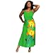 Women's Casual Long Dress with Hand Painted Orchid Design by 1 World Sarongs image 3