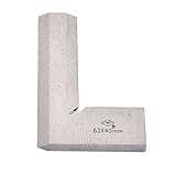 uxcell　直角定規　完全スコヤ　L形ルーラー　90度　63mm x 40mmスケール　1個直角定規 1個ホルダーケース