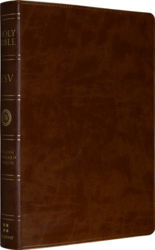 ESV Large Print Bible (TruTone, Brown)