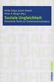 Produkt-Bild: Soziale Ungleichheit: Klassische Texte zur Sozialstrukturanalyse (Campus Reader)