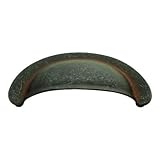 Hickory Hardware PA1021-RI Manchester Cup Cabinet Pull, 2.75-Inch, Rustic Iron