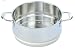 Demeyere Atlantis 5-1/2-Quart Stackable Steamer with Rubber Seal