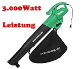 Laubsauger Laubbläser Häcksler Mulcher 3.000 Watt - POW 63170