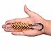 Dimples Excel Survival Paracord Keychains in the Color of Nature with Carabiners (2 Pack)