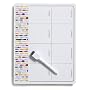 Mayfair Lane Happeez Whiteboard, Weekly Planner, Kitchen Utensils, 12 x 9 Inch (WB12)