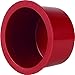 MOCAP T1.56/1.68RD1 -- TAPERED CAP PLUG LDPE RED (pack of 20)