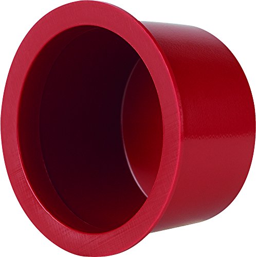 MOCAP T1.56/1.68RD1 -- TAPERED CAP PLUG LDPE RED (pack of 20)