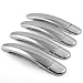High Qualtiy Replacement Triple Chrome Door Handle Cover Set 3M Self Adhesive for 2009-2012 Volkswagen Tiguan 2010-2011 Volkswagen Polo 2010-2011 Skoda Yeti