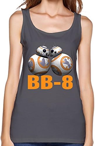 Seico Women's Stay Cute BB8 Robot Tank Tops DeepHeather Size XL