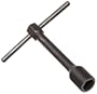 Martin 967A Forged Carbon Steel 11/16" Hexagon Opening Tee Handle Socket, 6 Points, 6-1/2" Overall Length, Industrial Black Finish
